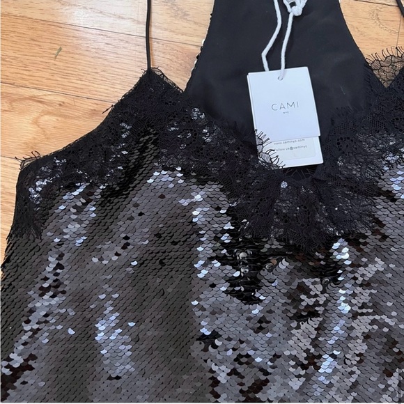 NWT Cami NYC The Racer Sequin Tank Top - Picture 6 of 6